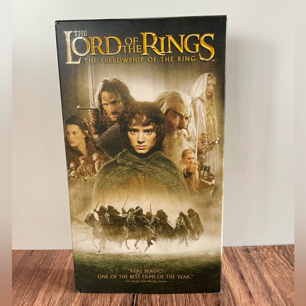 Original Lord of the Rings: The Fellowship of the Ring VHS. Used, Good Condition